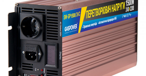 Джерело безперебійного живлення (інвертор) SW-GP1500/24C, 1500W